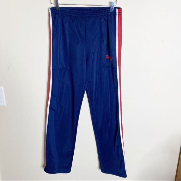 Converse Navy Track Pant Joggers Vintage Medium - Picture 1 of 10